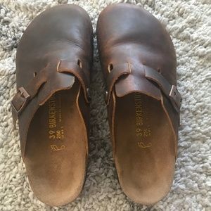 Brown clog Birkenstock. Size 39. Worn 2-3 times